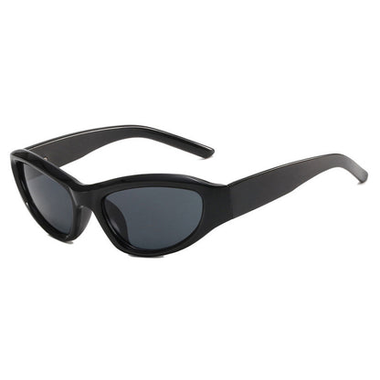 Heart-Shaped Purple Cat-Eye Sunglasses