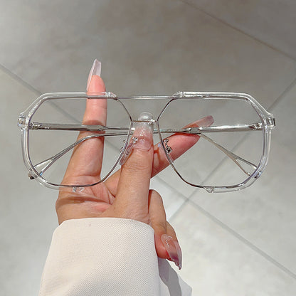 Fashion Square Metal Frame Sunglasses UV400 Protection