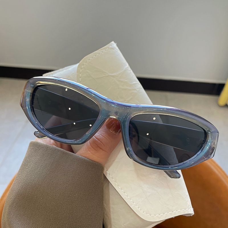 Heart-Shaped Purple Cat-Eye Sunglasses